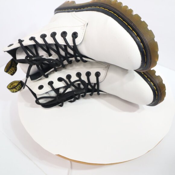 Doc Martens Luana 1460 Boots Women’s Size US 8  White Combat - Picture 13 of 15